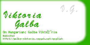 viktoria galba business card